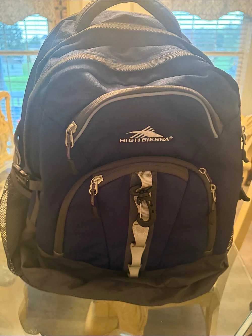 High Sierra Navy and Gray Classic Daypack Backpack